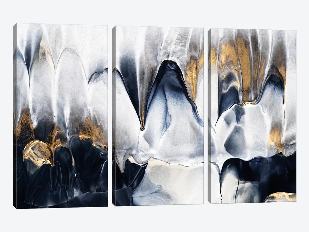 Abstract Flow II 3-piece Canvas Print