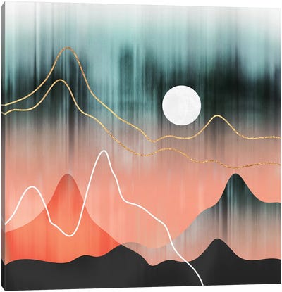 Mountainscape II Canvas Art Print - Elisabeth Fredriksson