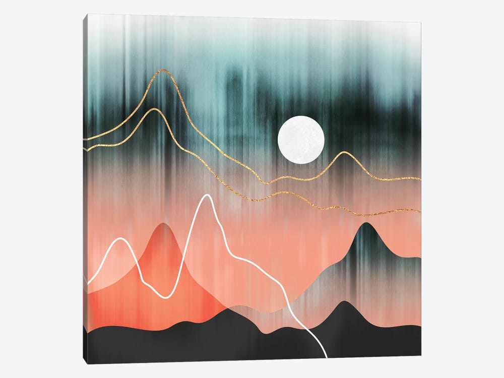 Mountainscape II by Elisabeth Fredriksson 1-piece Canvas Art Print