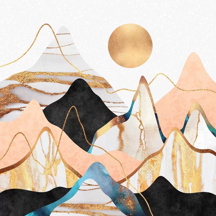 Mountainscape III by Elisabeth Fredriksson wall art