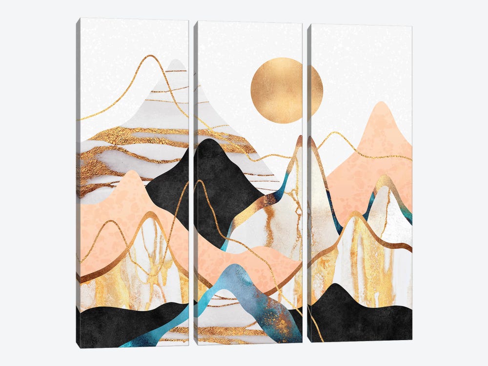 Mountainscape III by Elisabeth Fredriksson 3-piece Canvas Artwork