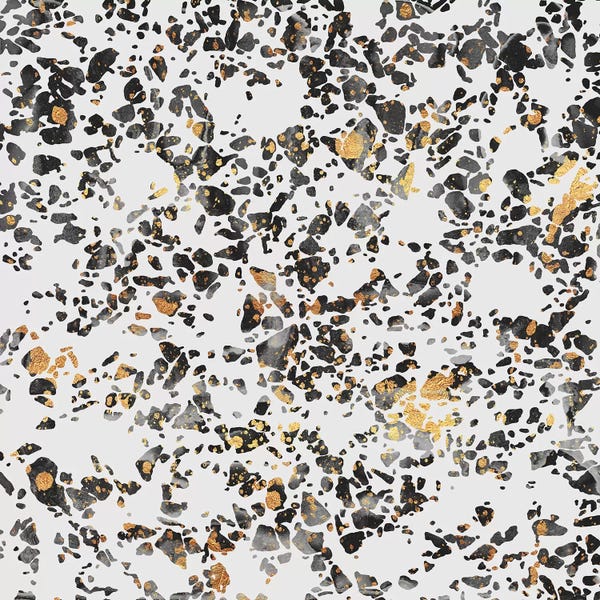 Color Palettes: Gold Speckled Terrazzo by Elisabeth Fredriksson