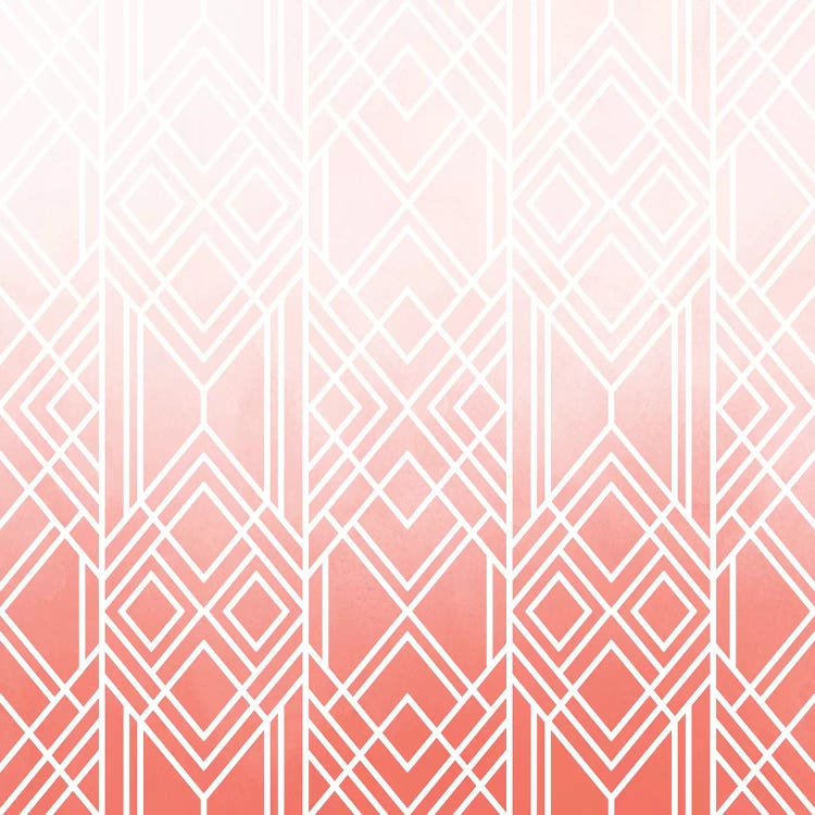 Art Deco Fading Peach