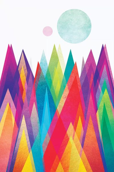 Abstract Shapes & Patterns: Colorland by Elisabeth Fredriksson