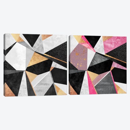 Geometry Diptych Canvas Print Set #ELF2HSET008} by Elisabeth Fredriksson Canvas Art Print