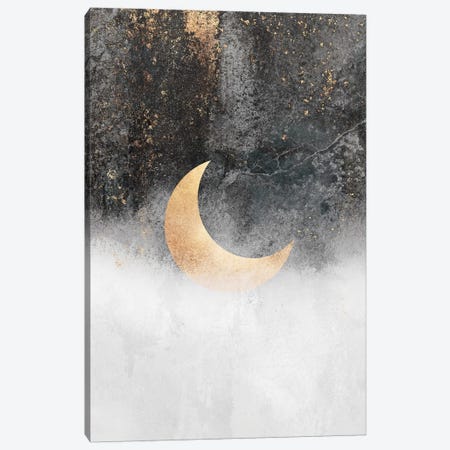 Crescent Moon Canvas Print #ELF300} by Elisabeth Fredriksson Canvas Artwork