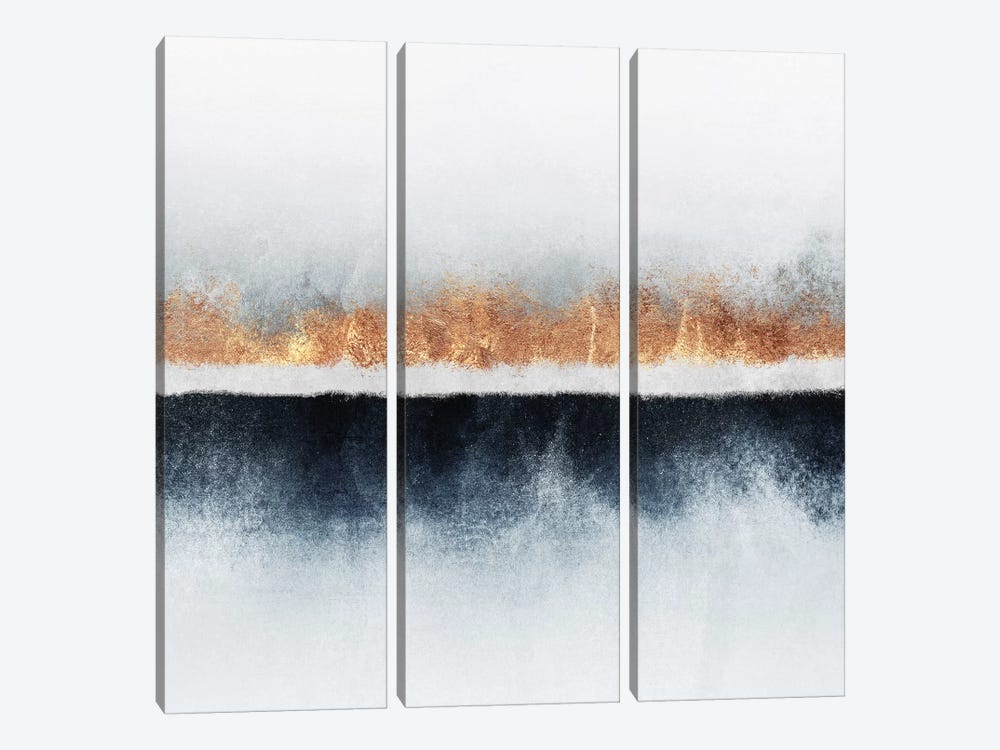 Horizon II by Elisabeth Fredriksson 3-piece Canvas Art Print