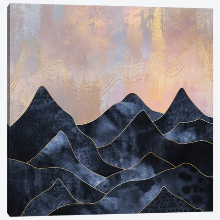 Mountainscape I Canvas Print #ELF308} by Elisabeth Fredriksson Canvas Wall Art