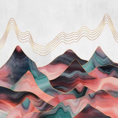 Mountainscape II by Elisabeth Fredriksson art print