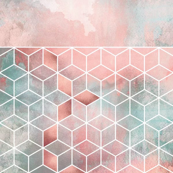Elisabeth Fredriksson: Rose Clouds And Cubes II by Elisabeth Fredriksson