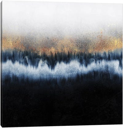 Golden Horizon - Square Canvas Art Print - Elisabeth Fredriksson