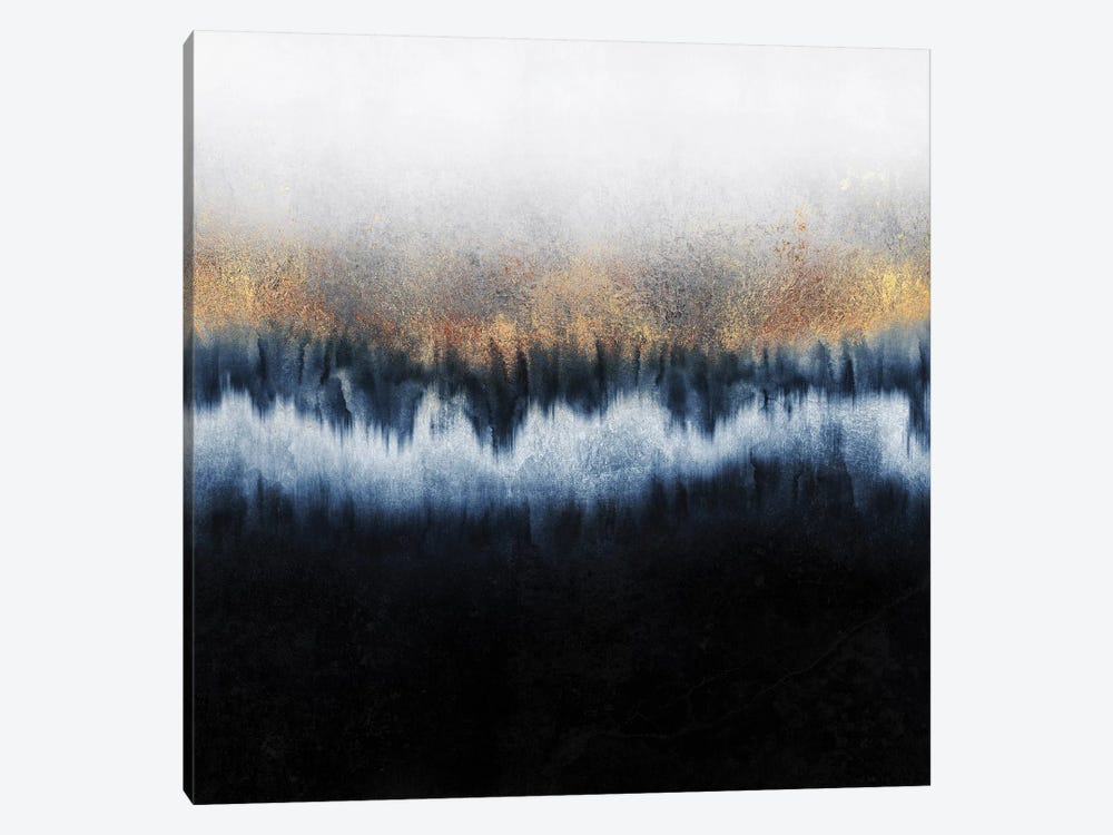 Golden Horizon - Square by Elisabeth Fredriksson 1-piece Canvas Print
