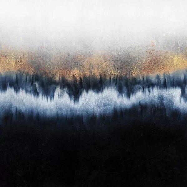 Elisabeth Fredriksson: Golden Horizon - Square by Elisabeth Fredriksson