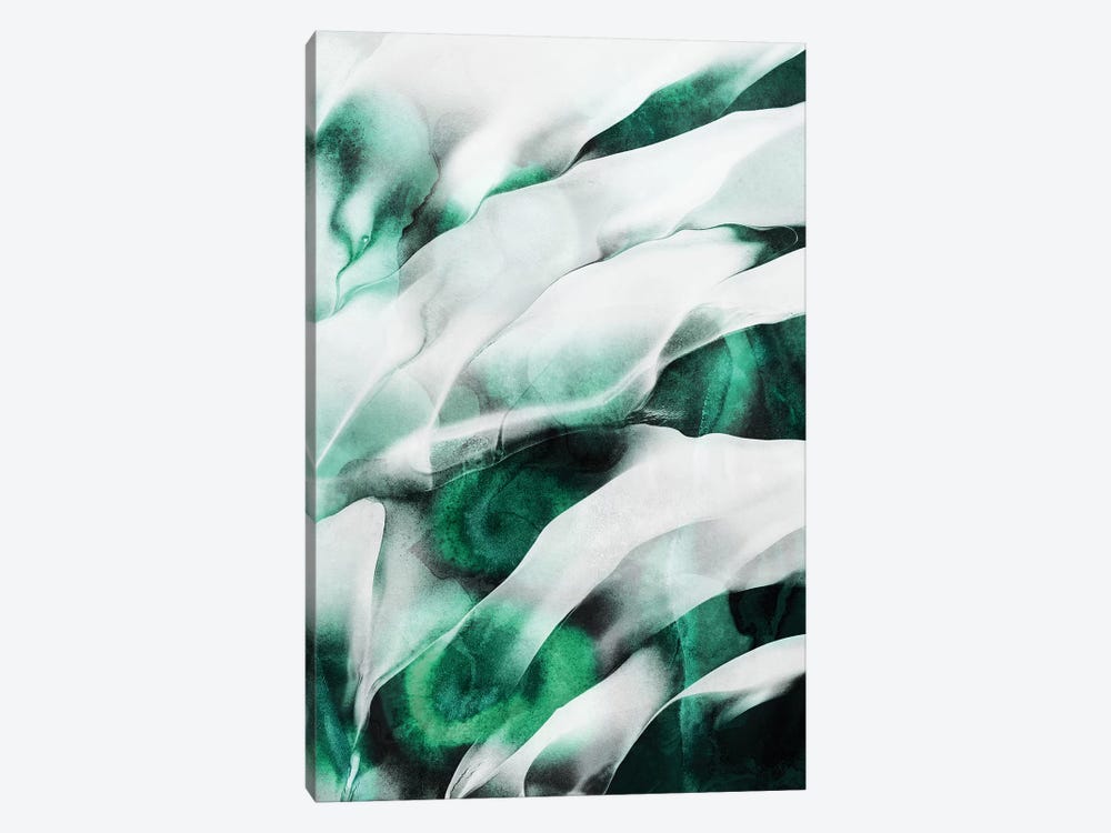 Emerald Flow by Elisabeth Fredriksson 1-piece Canvas Artwork