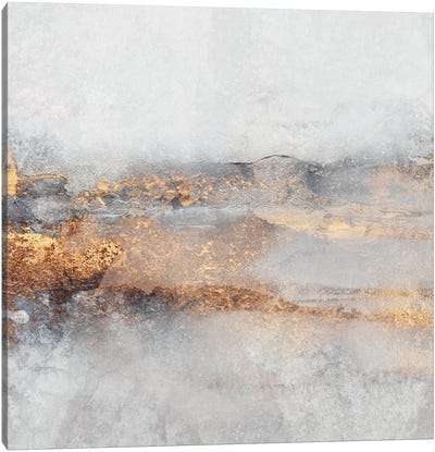Fog - Square Canvas Art Print - Elisabeth Fredriksson