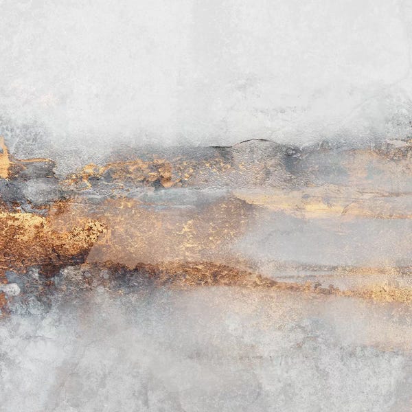 Silver: Fog - Square by Elisabeth Fredriksson