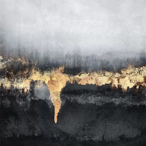 Gold: Uneasy - Square by Elisabeth Fredriksson