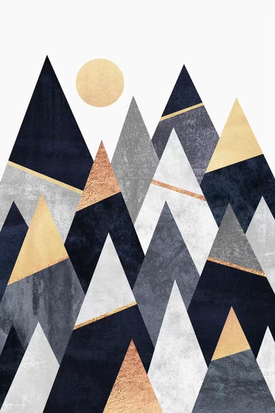 Gold: Fancy Mountains by Elisabeth Fredriksson