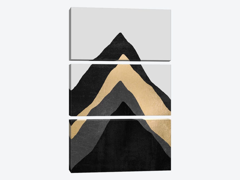 Four Mountains by Elisabeth Fredriksson 3-piece Canvas Wall Art