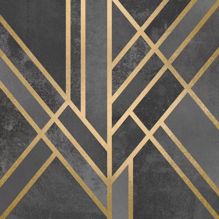 Art Deco Geometry I by Elisabeth Fredriksson wall art