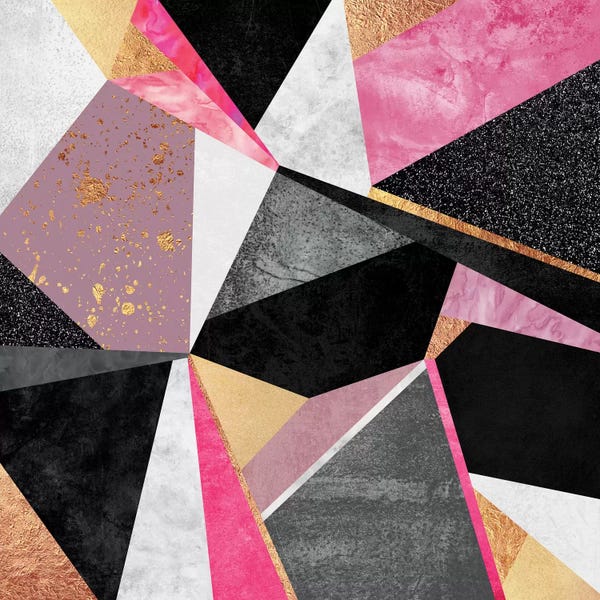 Black & Pink: Geometry Pink by Elisabeth Fredriksson