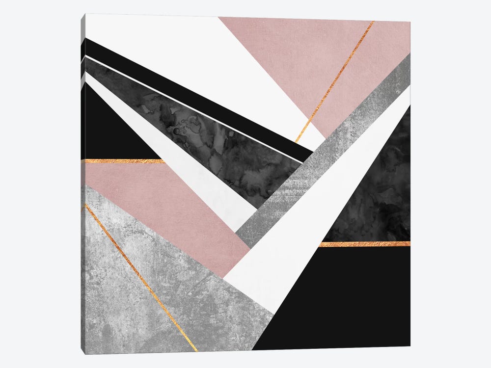 Lines And Layers I by Elisabeth Fredriksson 1-piece Canvas Print