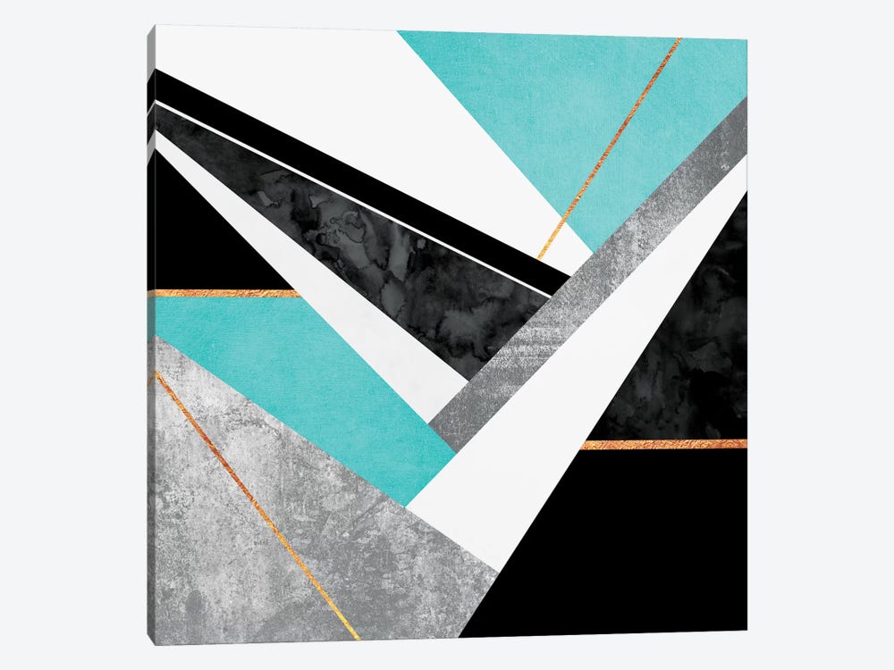 Lines And Layers II by Elisabeth Fredriksson 1-piece Canvas Art