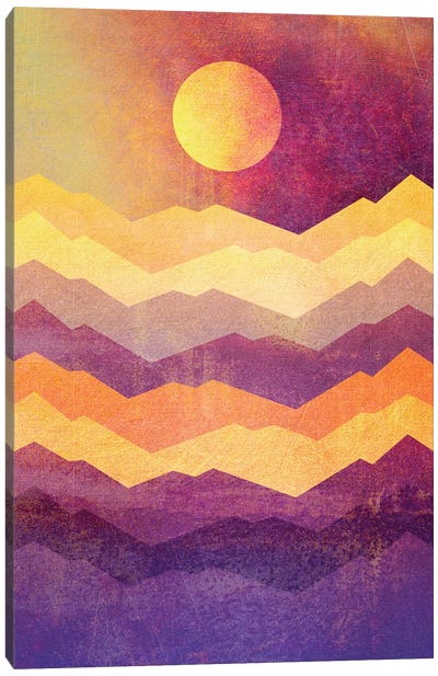Magic Hour Canvas Art Print - Colors of the Sunset