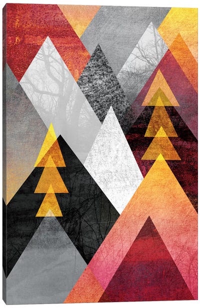 Mountaintops Canvas Art Print - Elisabeth Fredriksson