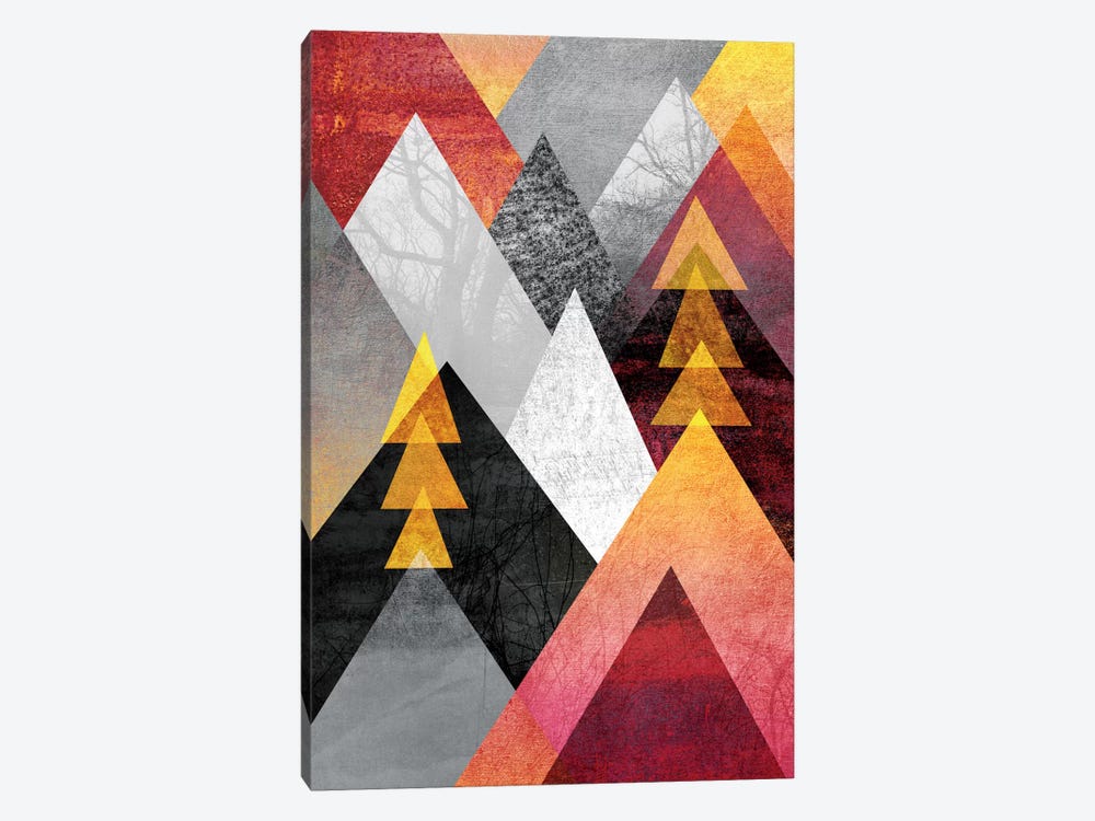Mountaintops by Elisabeth Fredriksson 1-piece Canvas Art Print