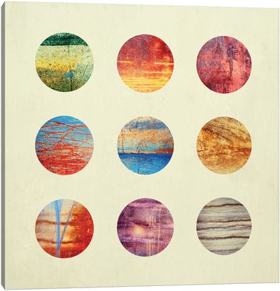 Planets Canvas Art Print - Elisabeth Fredriksson