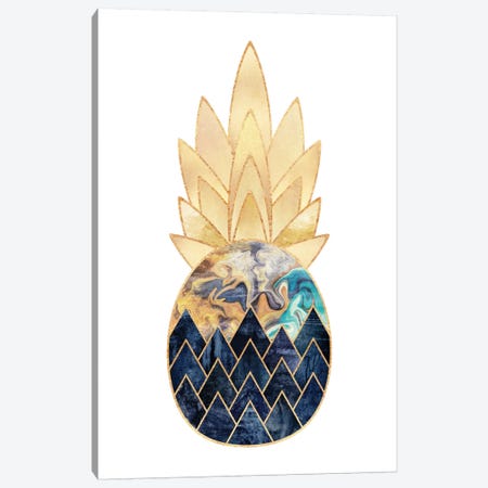 Precious Pineapple I Canvas Print #ELF87} by Elisabeth Fredriksson Canvas Artwork