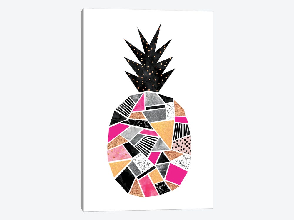 Pretty Pineapple by Elisabeth Fredriksson 1-piece Art Print