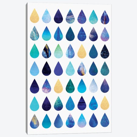 Rain Canvas Print #ELF95} by Elisabeth Fredriksson Art Print