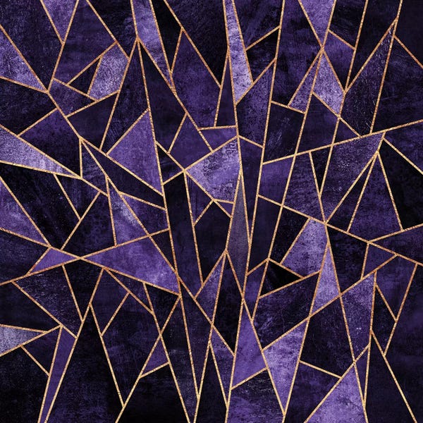 Industrial Office: Shattered Amethyst by Elisabeth Fredriksson