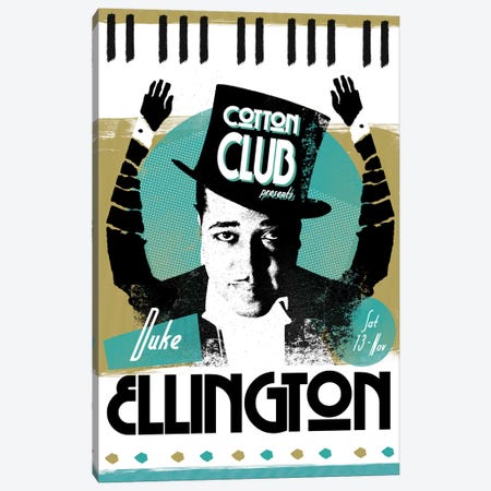 Duke Ellington Canvas Print #ELG2} by Elliot Griffin Canvas Art