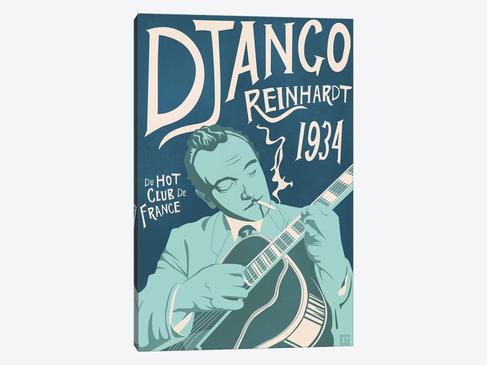 Django Reinhardt by Elliot Griffin 1-piece Art Print