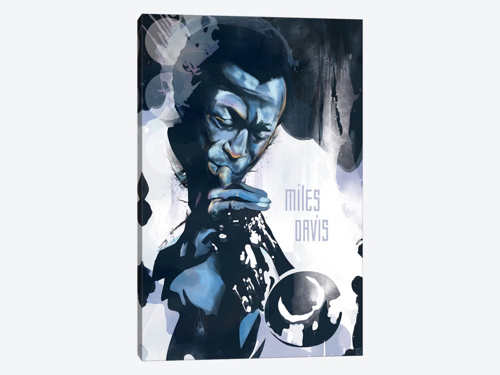 Miles Davis by Elliot Griffin 1-piece Canvas Artwork