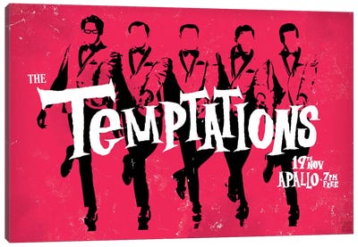The Temptations Canvas Art Print - Concert Posters