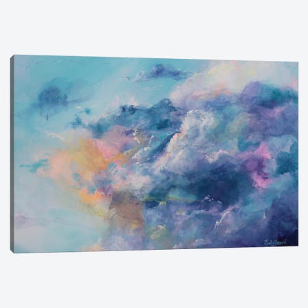 In The Clouds Canvas Print #ELH17} by Emily Louise Heard Art Print