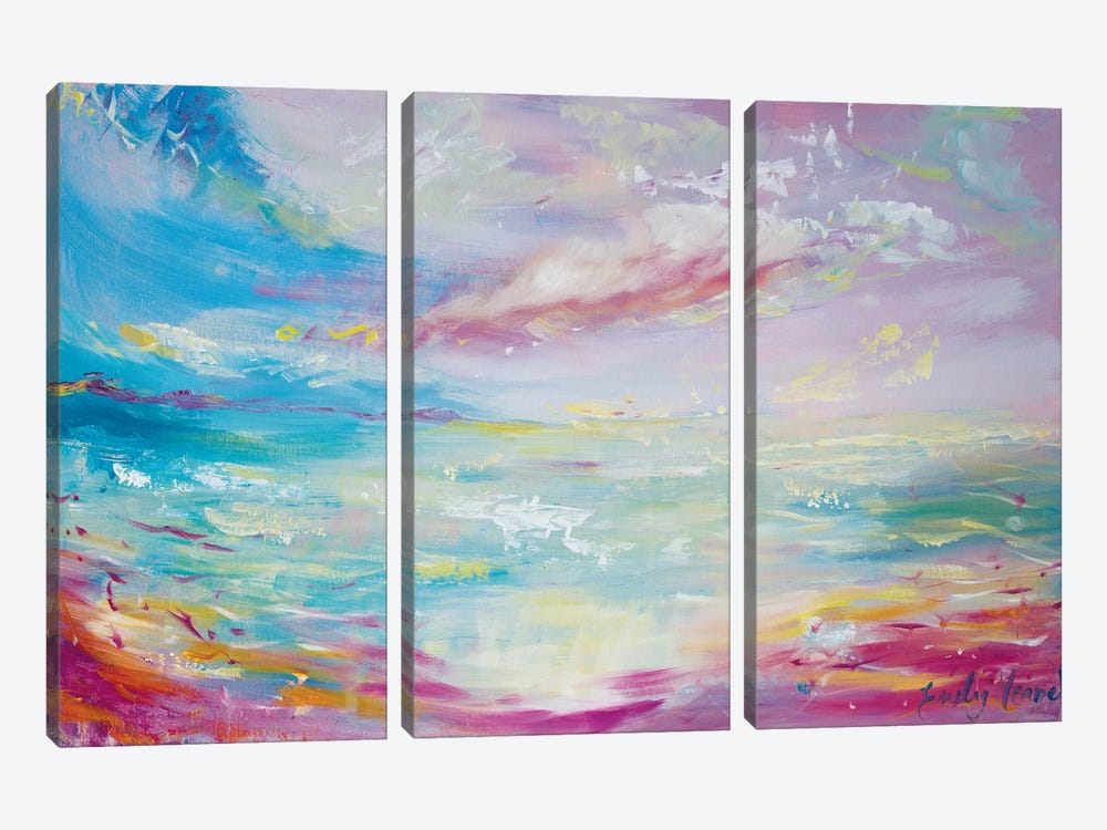 Serene by Emily Louise Heard 3-piece Canvas Print
