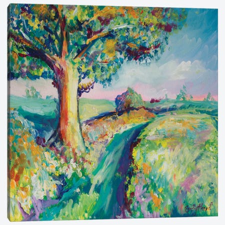 Tranquil Tree I Canvas Print #ELH33} by Emily Louise Heard Canvas Wall Art