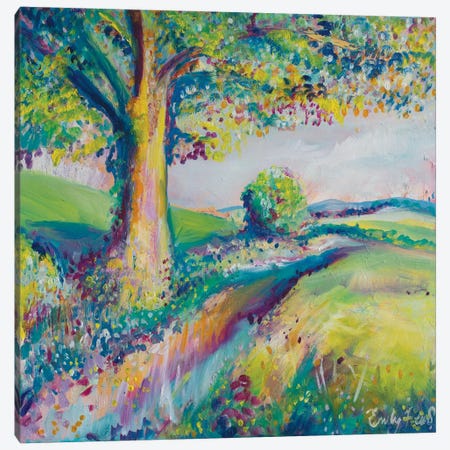 Tranquil Tree II Canvas Print #ELH34} by Emily Louise Heard Art Print