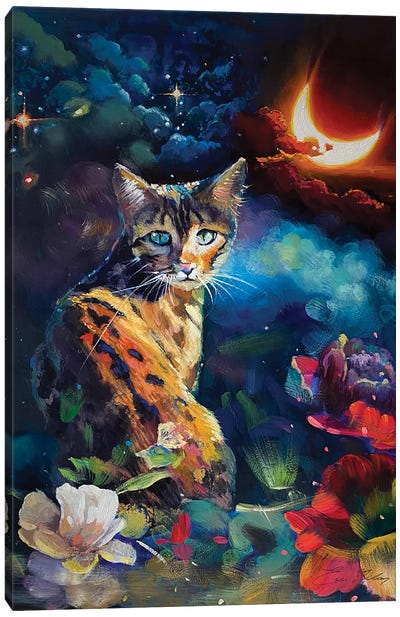 Mystic Vision Canvas Art Print - Illuminated Dreamscapes