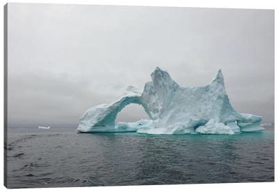 Bizarre Iceberg In Disco Bay - Greenland Canvas Art Print - Glacier & Iceberg Art