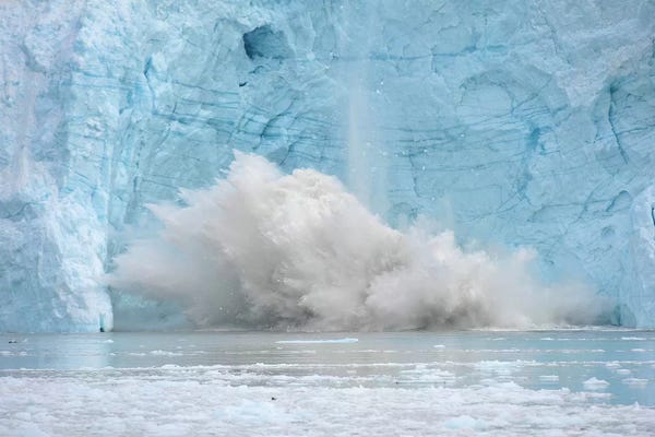 Greenland: Calving Glacier In Greenland by Elmar Weiss