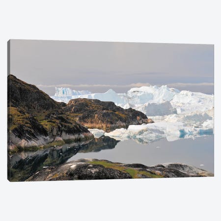 Greenland Icebergs Canvas Print #ELM247} by Elmar Weiss Canvas Art Print