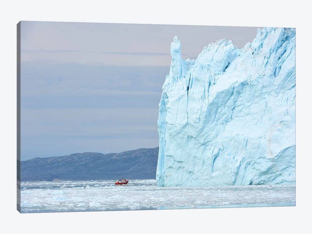 Greenlands Eqi Glacier by Elmar Weiss 1-piece Canvas Art