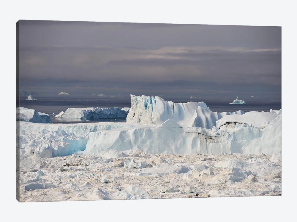 Icefjord In Greenland by Elmar Weiss 1-piece Canvas Art Print