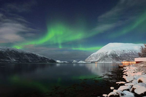 Elmar Weiss: Polar Lights In Northern Norway by Elmar Weiss